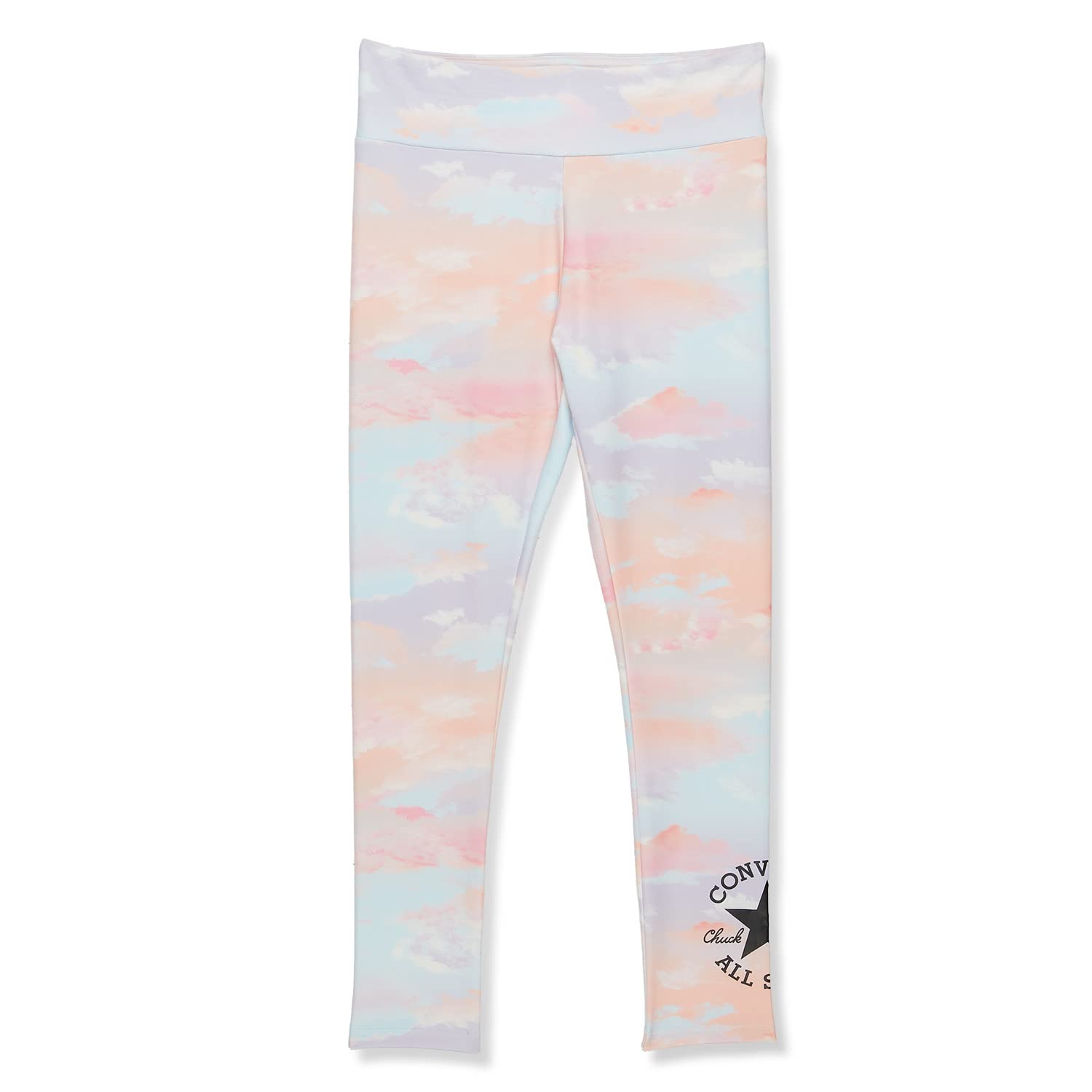 High-Rise Printed Leggings (Big Kids) Converse Kids