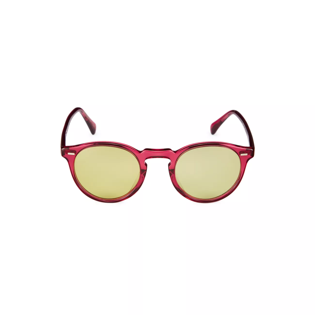 Круглые солнцезащитные очки из ацетата 47MM Oliver Peoples