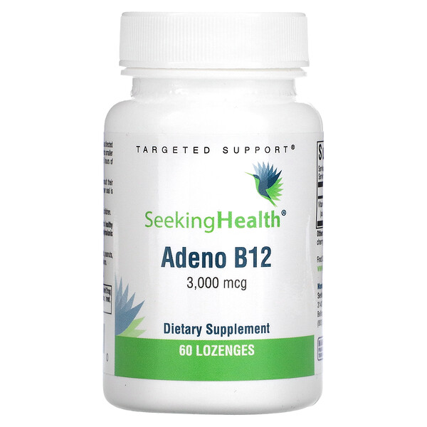 Адено B12, 3000 мкг, 60 пастилок Seeking Health