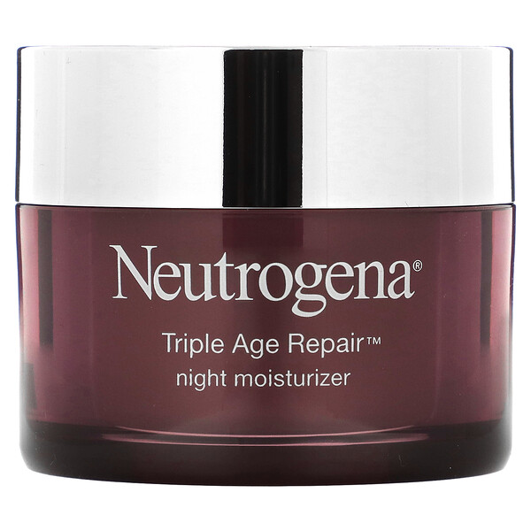 Triple Age Repair, ночной увлажняющий крем, 1,7 унции (48 г) Neutrogena