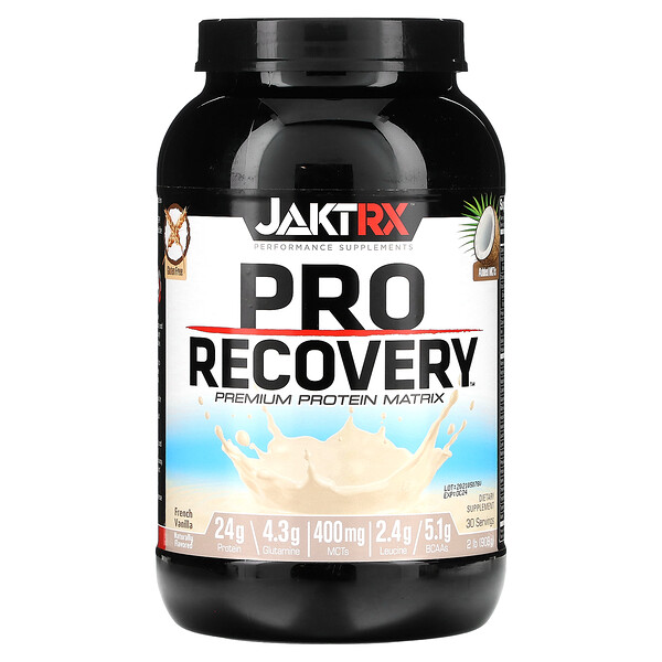 Pro Recovery, Протеиновая матрица премиум-класса, французская ваниль, 2 фунта (908 г) JAKTRX