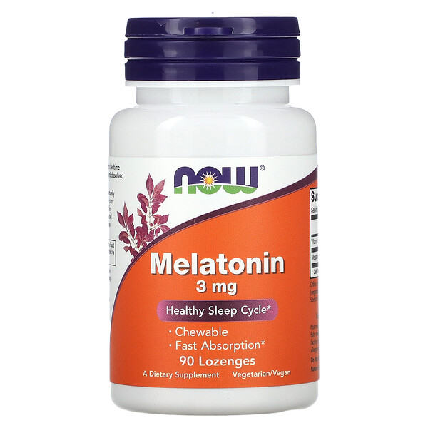 Мелатонин - 3 мг - 90 таблеток - NOW Foods NOW Foods