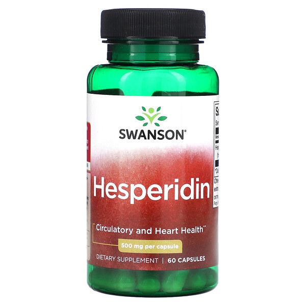 Гесперидин - 500 мг - 60 капсул - Swanson Swanson