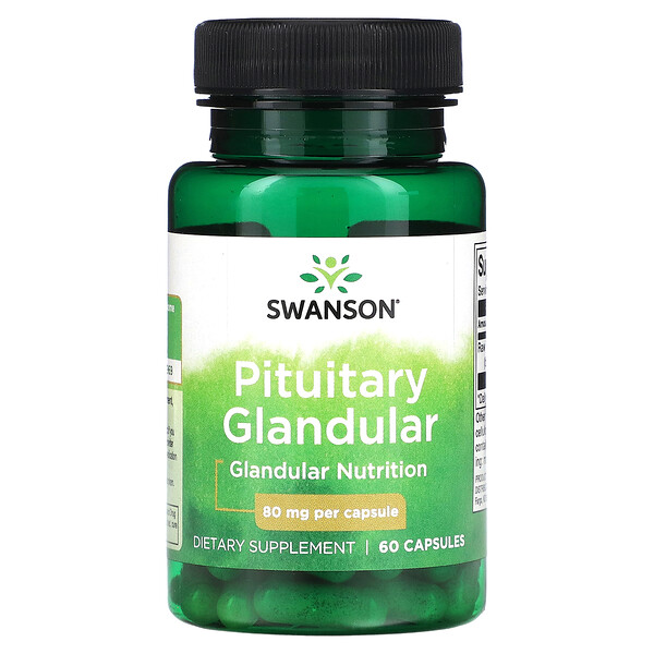 Pituitary Glandular, 80 mg, 60 Capsules (Капсулы) Swanson