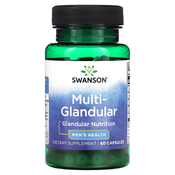 Multi-Glandular, Мужское здоровье, 60 капсул Swanson