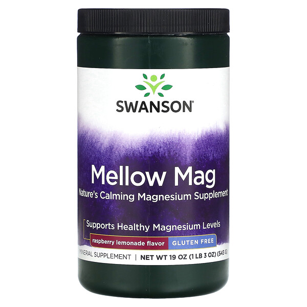 Mellow Mag, Малиновый лимонад, 19 унций (543 г) Swanson