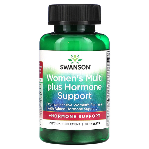 Женский мультивитамин + Поддержка гормонов - 90 таблеток - Swanson Swanson