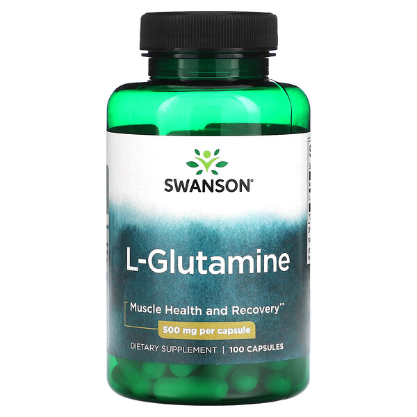 L-Glutamine , 500 mg , 100 Capsules Swanson