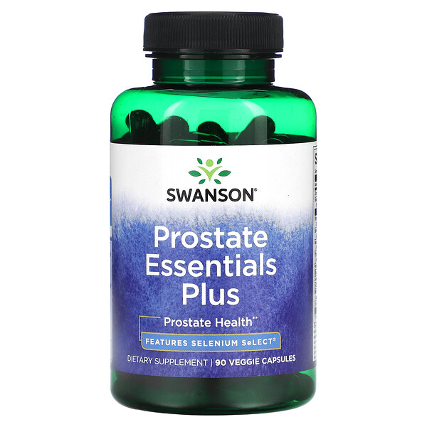 Prostate Essentials Plus, 90 растительных капсул Swanson