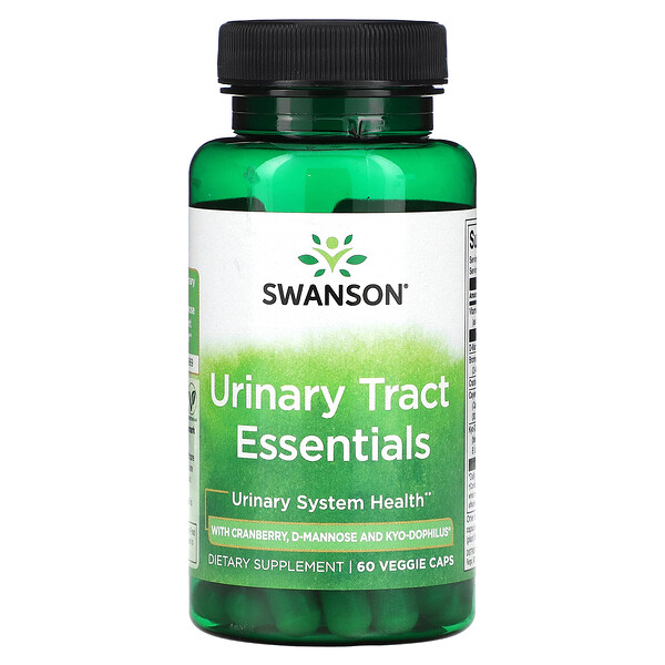 Essentials для мочевыводящих путей, 60 растительных капсул Swanson