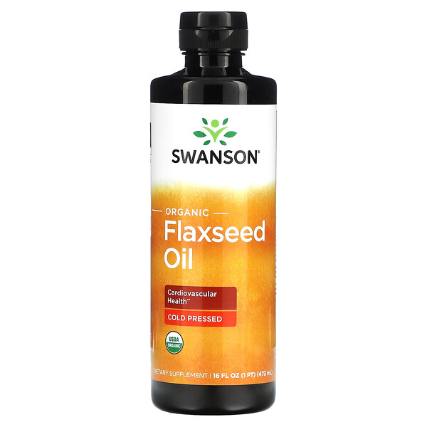 Органическое масло льняного семени - 473 мл - Swanson Swanson