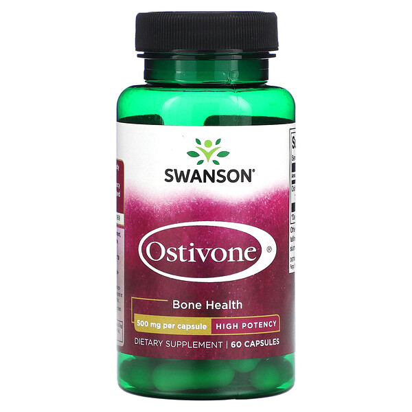 Остивон, Высокая эффективность, 500 мг, 60 капсул Swanson
