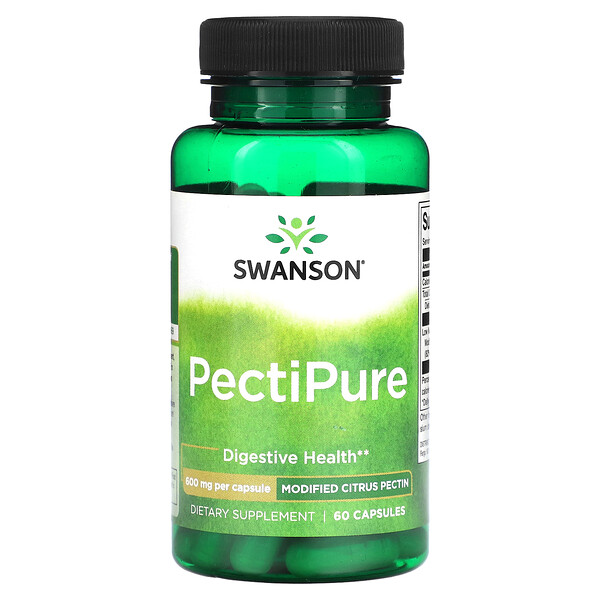 PectiPure, 600 мг, 60 капсул Swanson