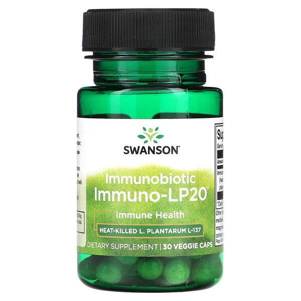 Иммунобиотик, Immuno-LP20, 30 растительных капсул Swanson