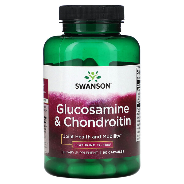 Глюкозамин и Хондроитин, TruFlex, 90 капсул - Swanson Swanson