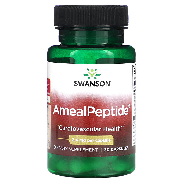 AmealPeptide, 3,4 мг, 30 капсул Swanson