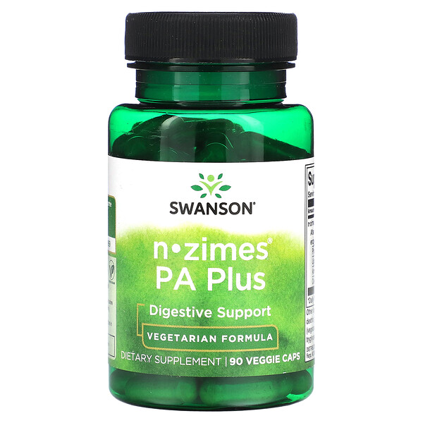 N-Zimes PA Plus, 90 растительных капсул Swanson