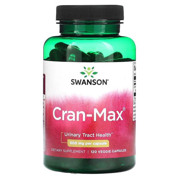 Cran-Max, 500 mg, 120 Veggie Capsules (Капсулы на растительной основе) Swanson