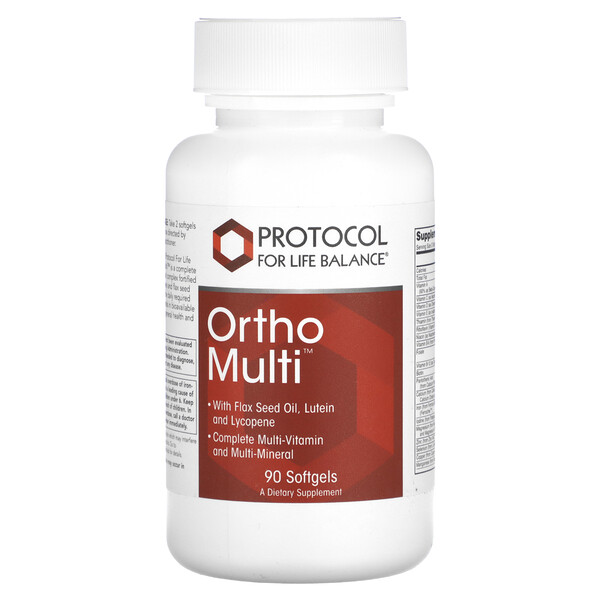 Ortho Multi - 90 мягких капсул - Protocol for Life Balance Protocol for Life Balance