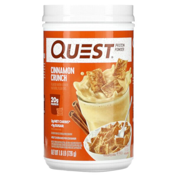 Протеиновый порошок, Корица Кранч - 726 г - Quest Nutrition Quest Nutrition