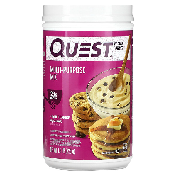 Протеиновый порошок, универсальная смесь, 1,6 фунта (726 г) Quest Nutrition