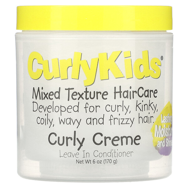 Curly Creme, несмываемый кондиционер, 6 унций (170 г) CurlyKids