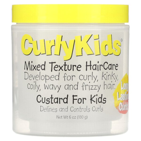 Уход за волосами смешанной текстуры, заварной крем для детей, 6 унций (180 г) CurlyKids