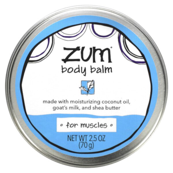 Zum Body Balm for Muscles, 2.5 oz (Унции) (70 g) ZUM