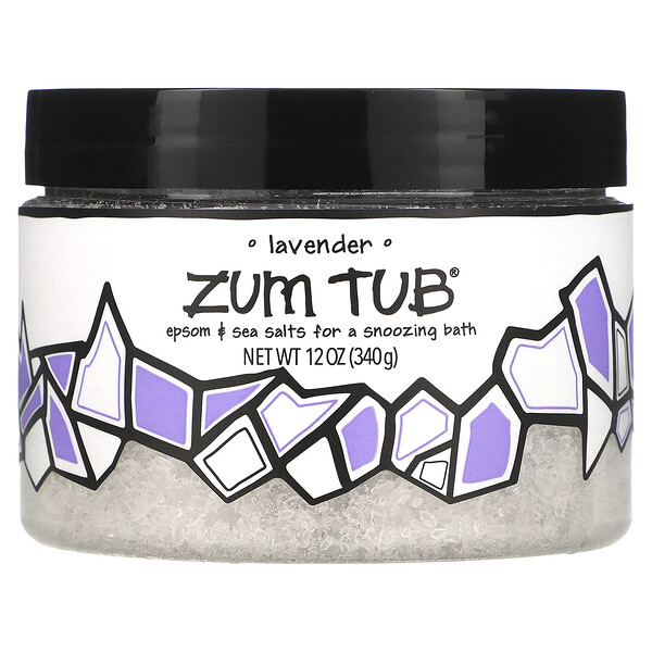 Zum Tub, английская и морская соль, лаванда, 12 унций (340 г) ZUM
