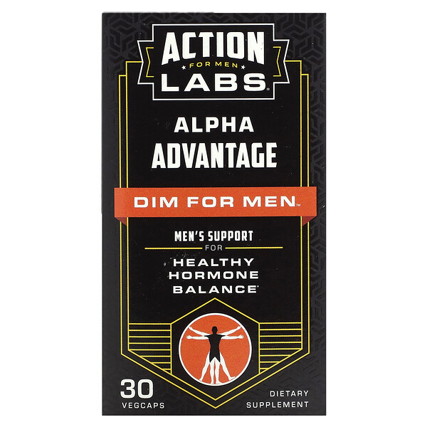 Alpha Advantage, Dim для мужчин, 30 растительных капсул Action Labs