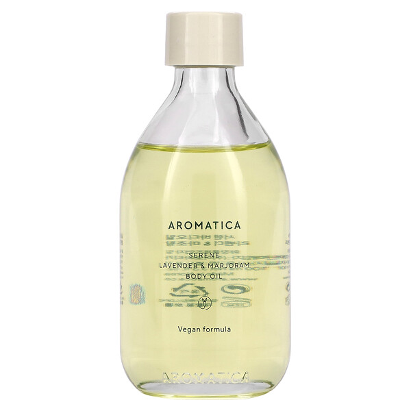 Serene Lavender & Marjoram Body Oil, 3.3 fl oz (100 ml) Aromatica