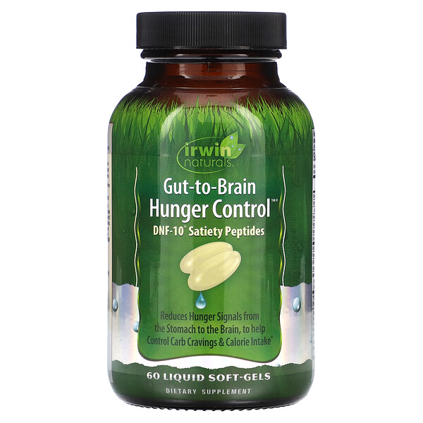 Контроль голода от кишечника к мозгу - 60 жидких капсул - Irwin Naturals Irwin Naturals