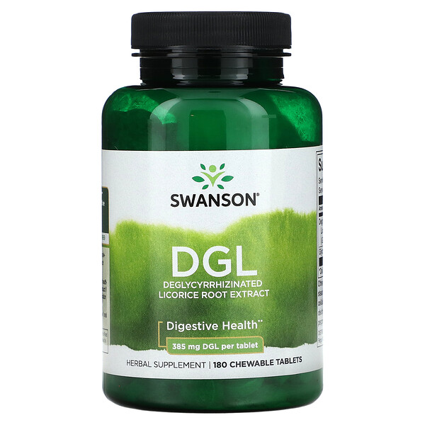 DGL, 385 mg, 180 Chewable Tablets Swanson