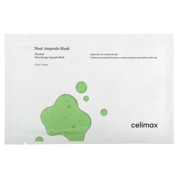 Ампульная косметическая маска Noni, 1 лист, 0,84 унции (25 мл) Celimax