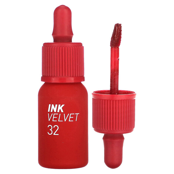 Тинт для губ Ink Velvet, оттенок 32 «Красная фуксия», 0,14 унции (4 г) Peripera