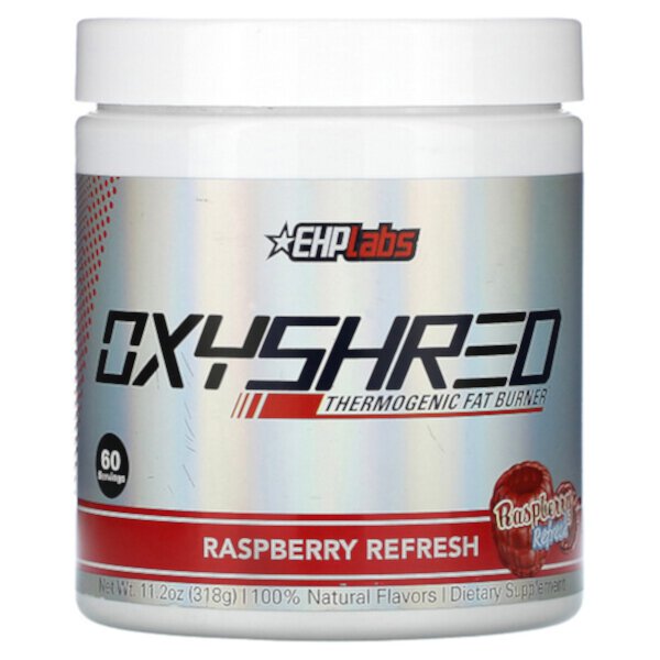 OxyShred, Термогенный сжигатель жира, малиновое освежение, 11,2 унции (318 г) EHPlabs