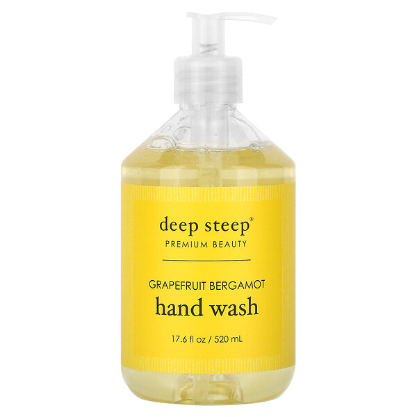 Средство для мытья рук, Грейпфрут и Бергамот, 17,6 жидких унций (520 мл) Deep Steep