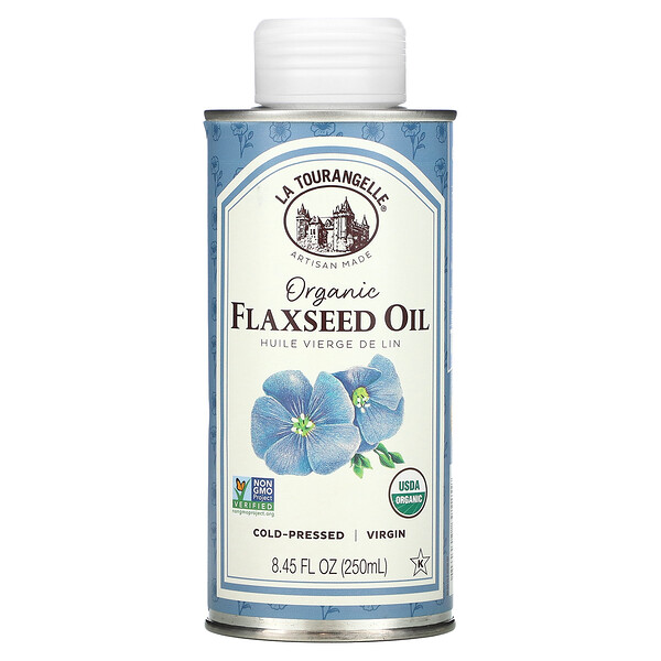 Organic Flaxseed Oil, 8.45 fl oz (250 ml) La Tourangelle