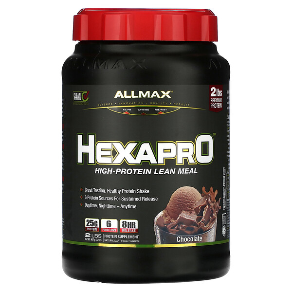 Hexapro, High-Protein Lean Meal, Chocolate, 2 lbs (907 g) ALLMAX