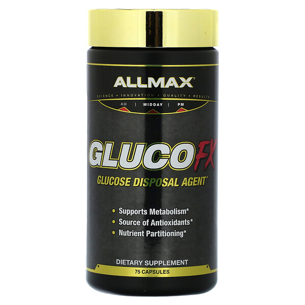 Gluco FX, 75 Capsules (Капсулы) ALLMAX