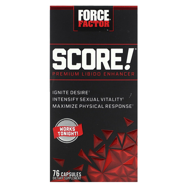 Score! Повышение либидо - 76 капсул - Force Factor Force Factor