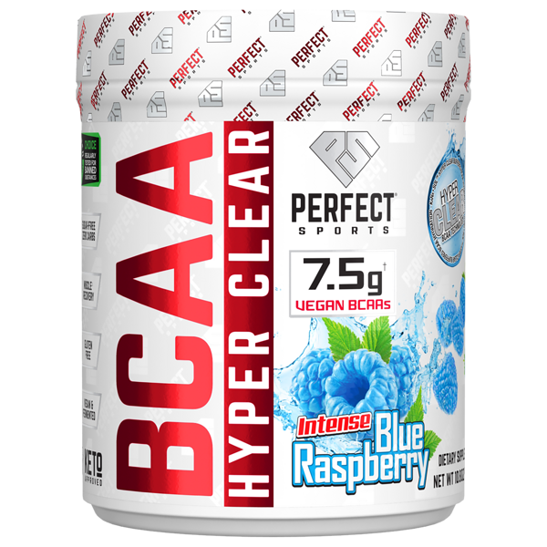 BCAA Hyper Clear, интенсивная голубая малина, 10,8 унции (306 г) Perfect Sports
