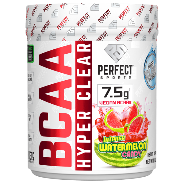 BCAA Hyper Clear, насыщенные арбузные конфеты, 10,9 унции (310 г) Perfect Sports