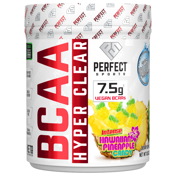 BCAA Hyper Clear, насыщенные гавайские ананасовые конфеты, 10,5 унций (297 г) Perfect Sports
