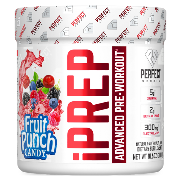 iPrep, Advanced Pre-Workout, фруктовый пунш, 10,6 унции (300 г) Perfect Sports