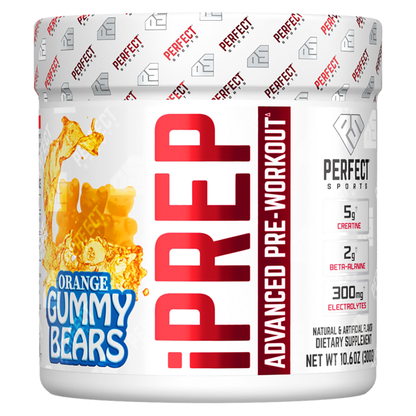 iPrep, Advanced Pre-Workout, оранжевые мармеладные мишки, 10,6 унции (300 г) Perfect Sports