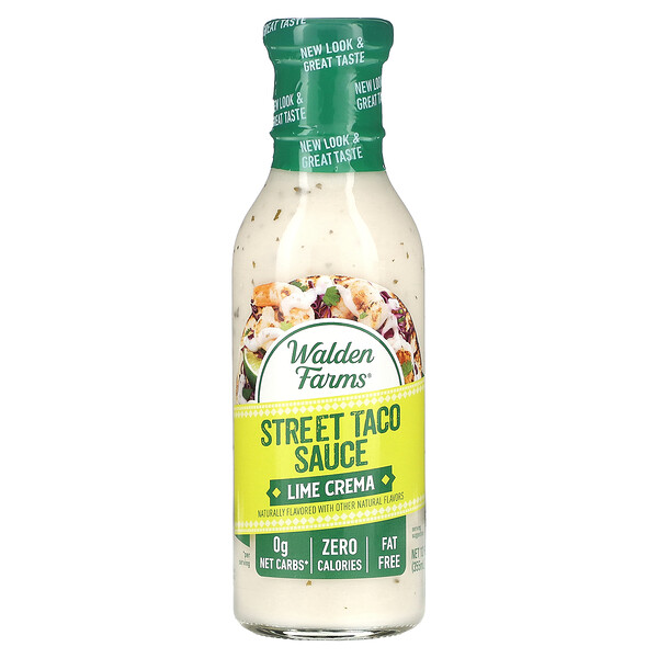 Street Taco Sauce, Lime Crema, 12 fl oz (355 ml) Walden Farms