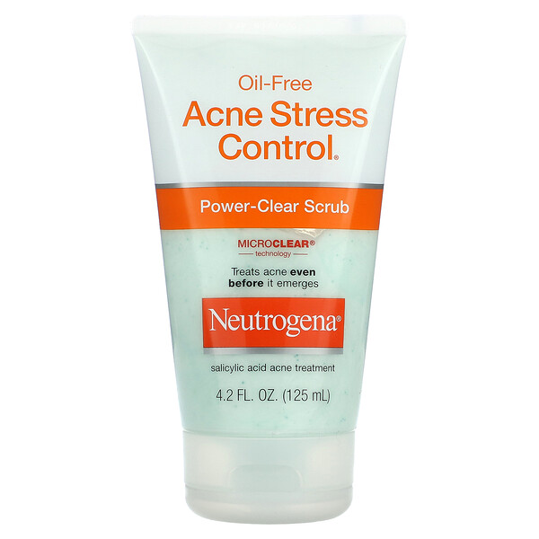 Acne Stress Control, без масла, 4,2 жидких унции (125 мл) Neutrogena
