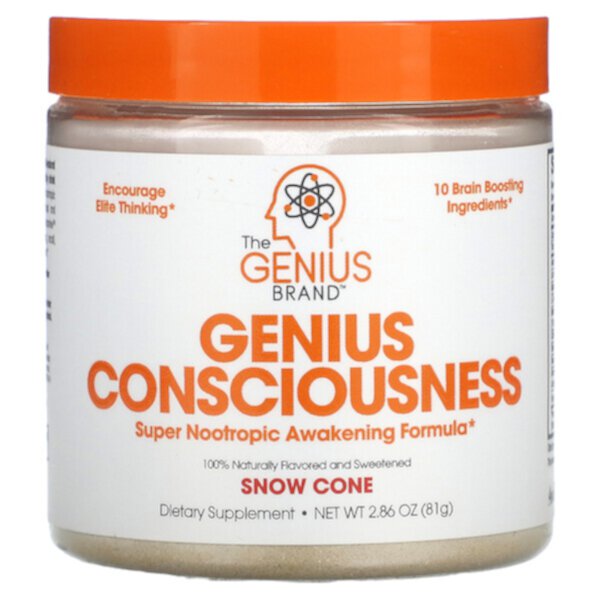 Genius Consciousness, Снежный конус, 2,86 унции (81 г) The Genius Brand