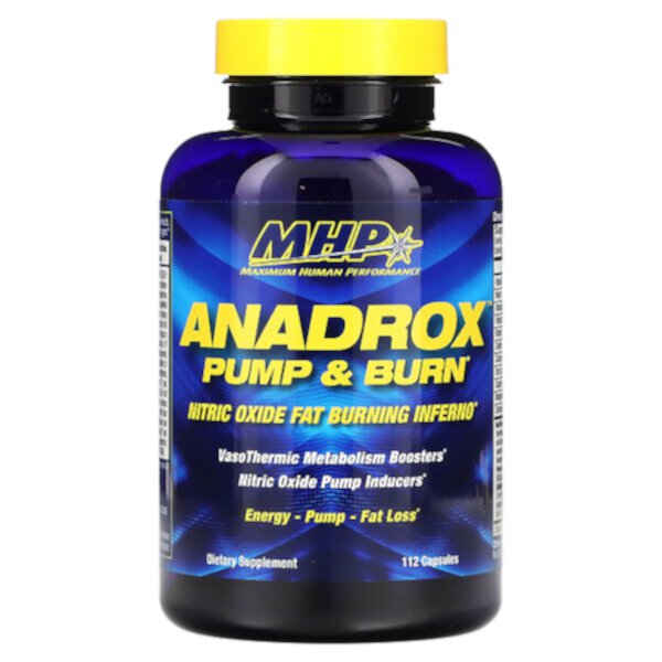Anadrox Pump & Burn - 112 капсул - MHP - Жиросжигатели MHP